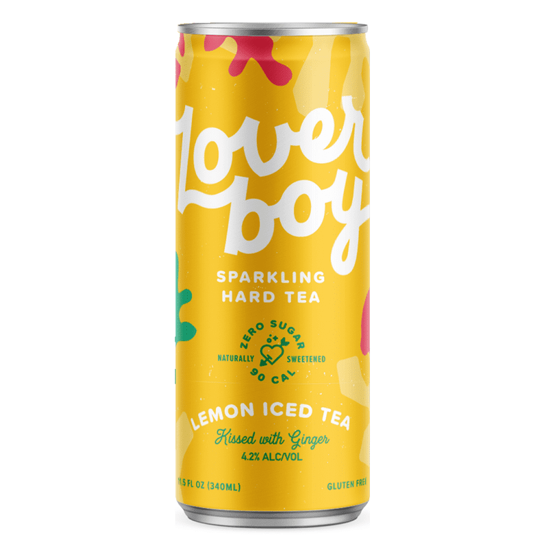 Loverboy Lemon Iced Tea Sparkling Hard Tea 6-Pack - ForWhiskeyLovers.com
