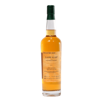 Low Gap 2 Year Old Rye California Whiskey - ForWhiskeyLovers.com