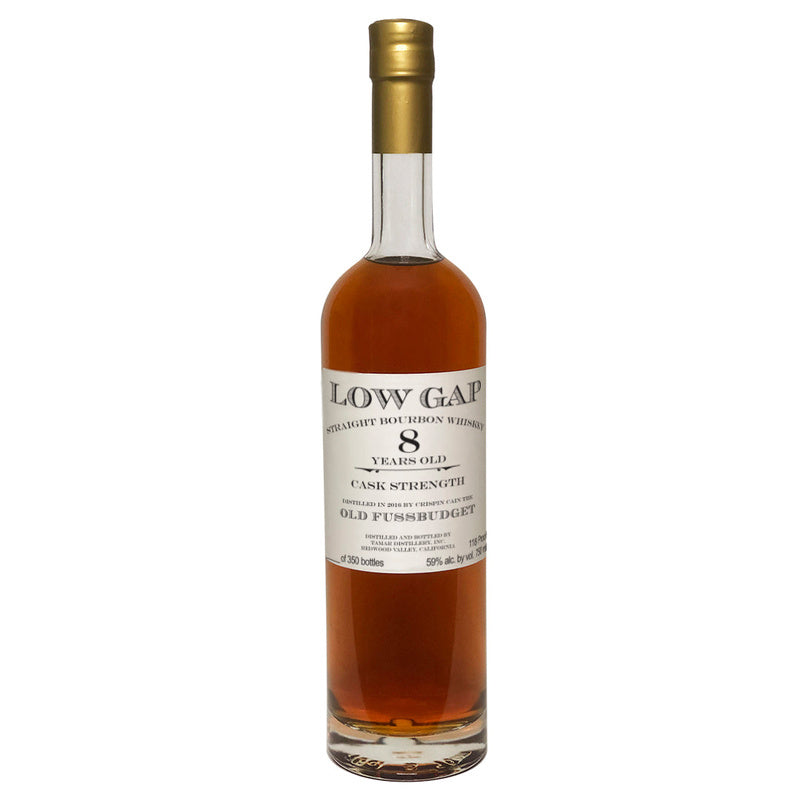 Low Gap 8 Year Old Fussbudget Cask Strength Straight Bourbon Whiskey - ForWhiskeyLovers.com
