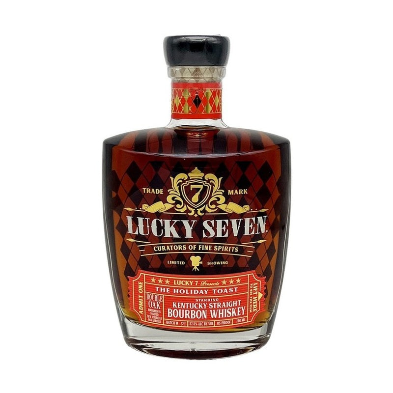 Lucky Seven 'The Holiday Toast' Double Oak Kentucky Straight Bourbon Whiskey - ForWhiskeyLovers.com