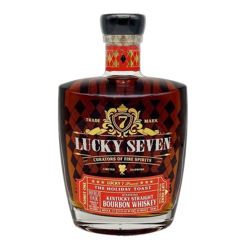 Lucky Seven 'The Holiday Toast' Double Oak Kentucky Straight Bourbon Whiskey - ForWhiskeyLovers.com