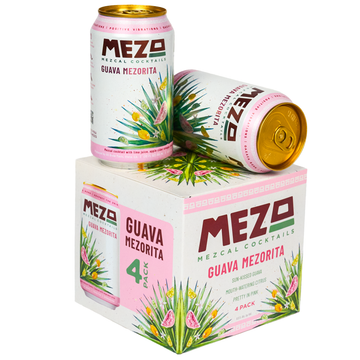 MEZO Guava Mezorita Mezcal Cocktail 4-Pack - ForWhiskeyLovers.com
