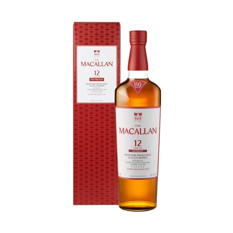 Macallan 12 Year Sherry Oak 110 Proof - ForWhiskeyLovers.com