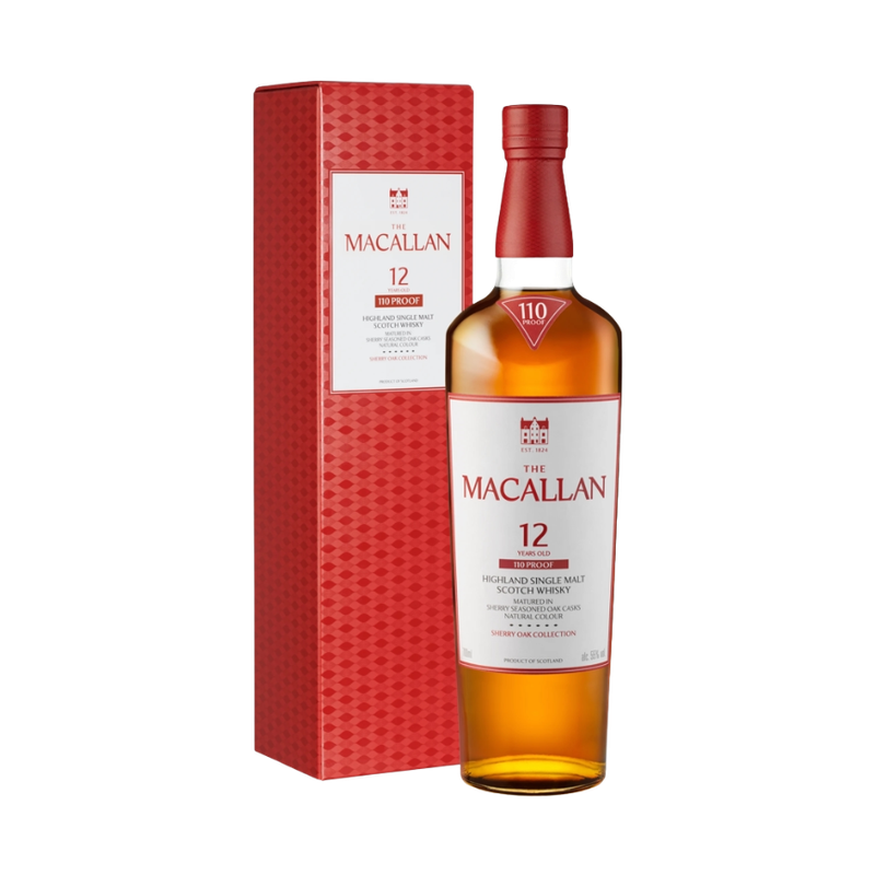 Macallan 12 Year Sherry Oak 110 Proof - ForWhiskeyLovers.com