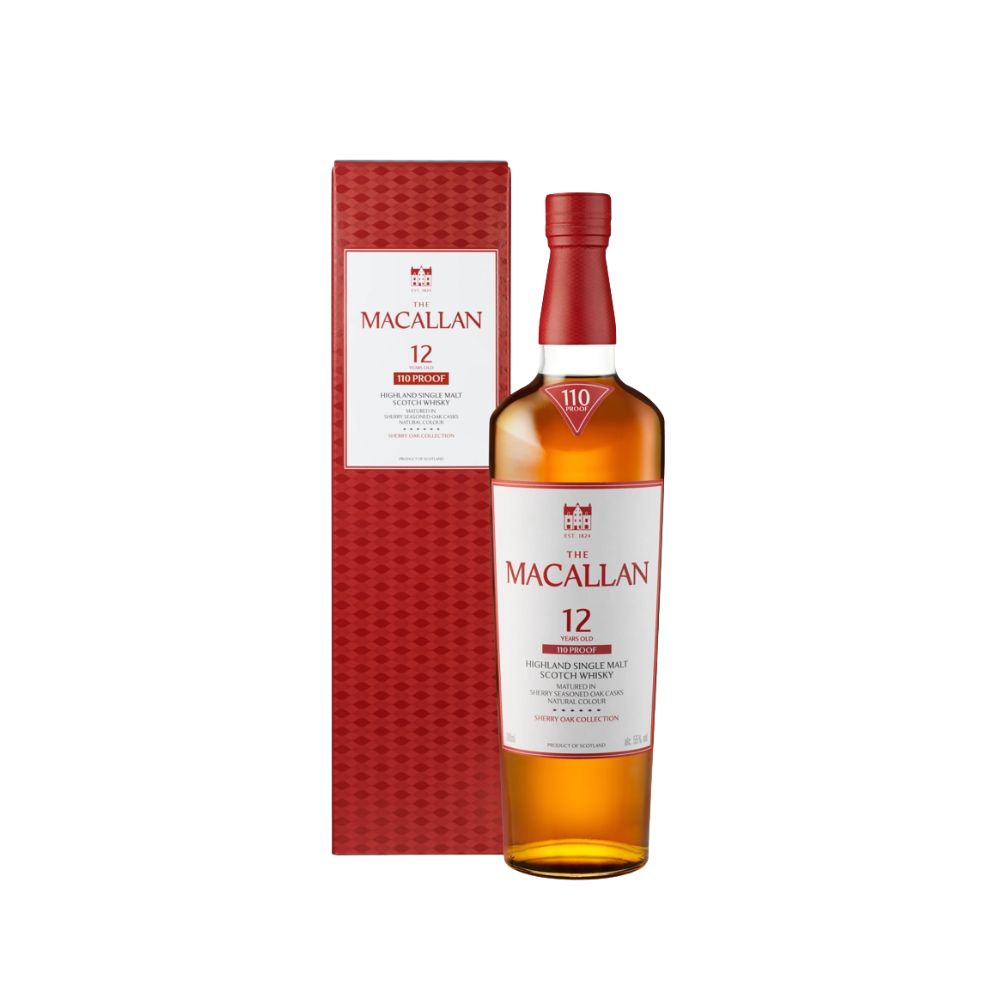 Macallan 12 Year Sherry Oak 110 Proof - ForWhiskeyLovers.com