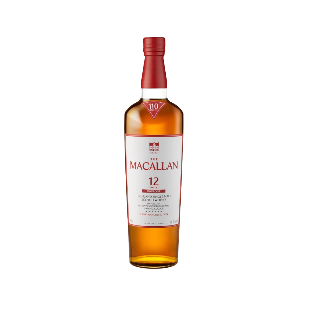 Macallan 12 Year Sherry Oak 110 Proof - ForWhiskeyLovers.com