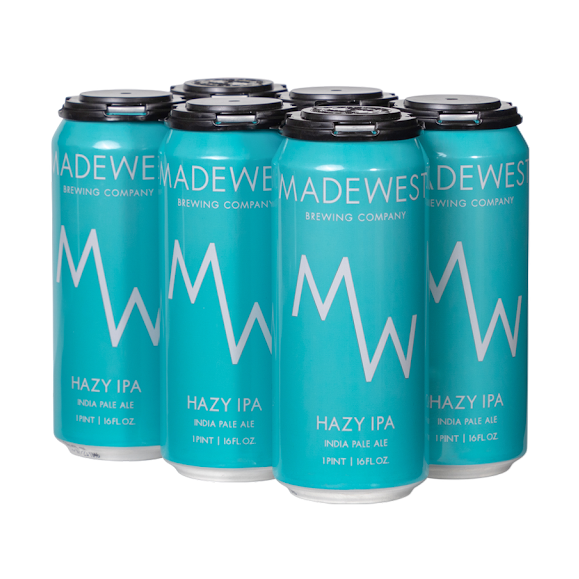 MadeWest Brewing Co. Hazy IPA Beer 6-Pack - ForWhiskeyLovers.com