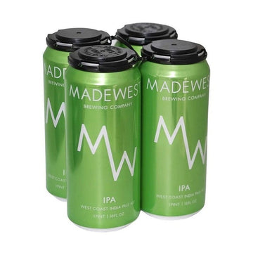 MadeWest Brewing Co. West Coast IPA Beer 4-Pack - ForWhiskeyLovers.com