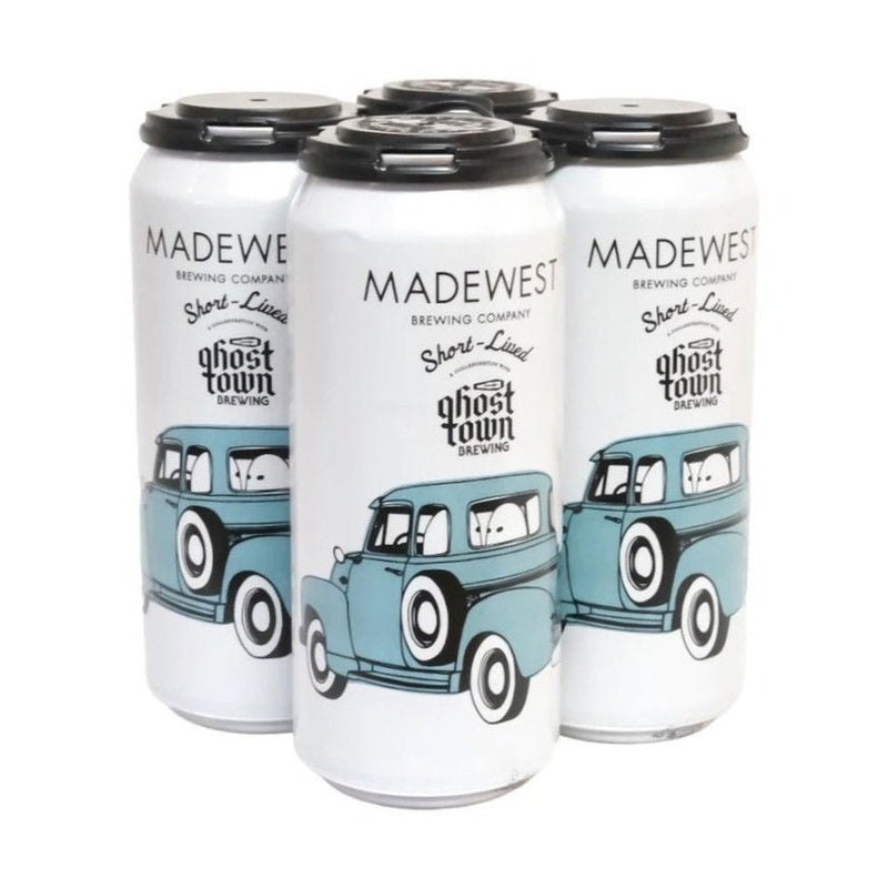 MadeWest x Ghost Town 'Short Lived' West Coast IPA Beer 4-Pack - ForWhiskeyLovers.com