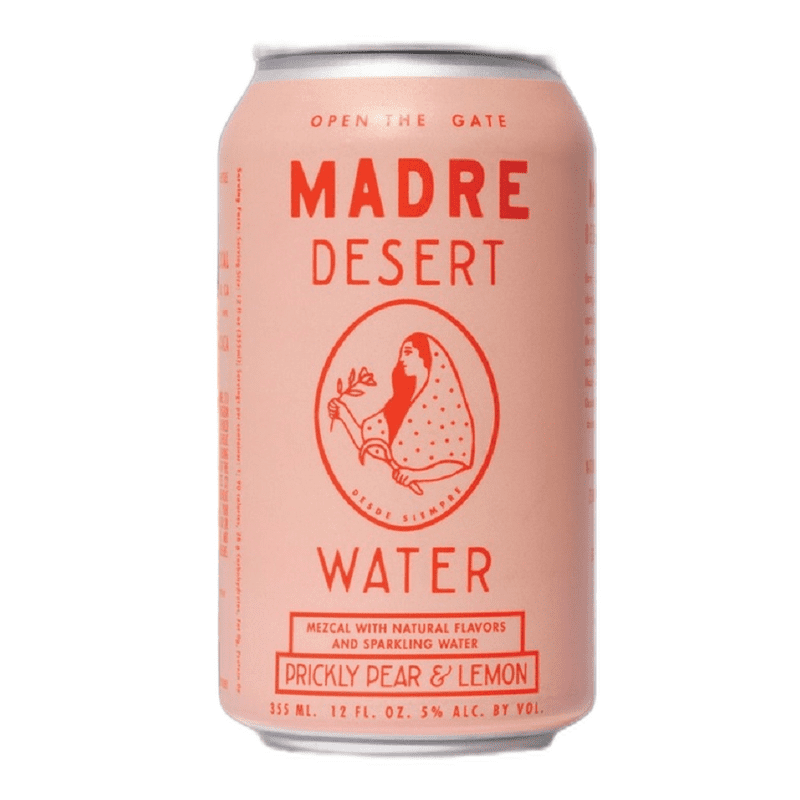 Madre Prickly Pear & Lemon Desert Water 4-Pack - ForWhiskeyLovers.com