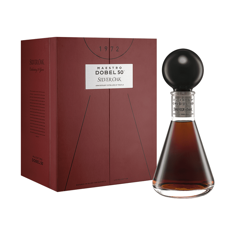 Maestro Dobel 50 Silver Oak 1972 Anniversary Extra Anejo Tequila - ForWhiskeyLovers.com