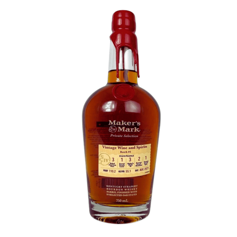 Maker's Mark Cask Strength Kentucky Straight Bourbon Whiskey Private Wood Finish Selection - ForWhiskeyLovers.com