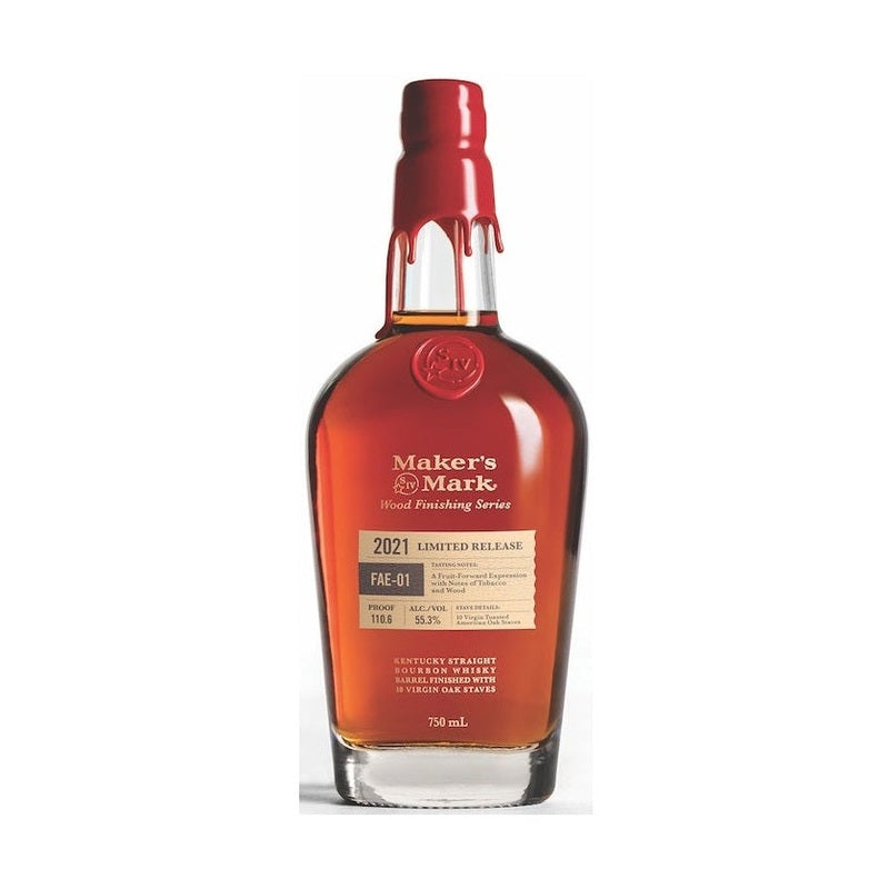 Maker?s Mark Wood Finishing Series 2021 Release FAE-01 Kentucky Straight Bourbon Whisky - ForWhiskeyLovers.com