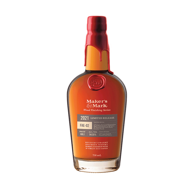 Maker?s Mark Wood Finishing Series 2021 Release FAE-02 Kentucky Straight Bourbon Whisky - ForWhiskeyLovers.com