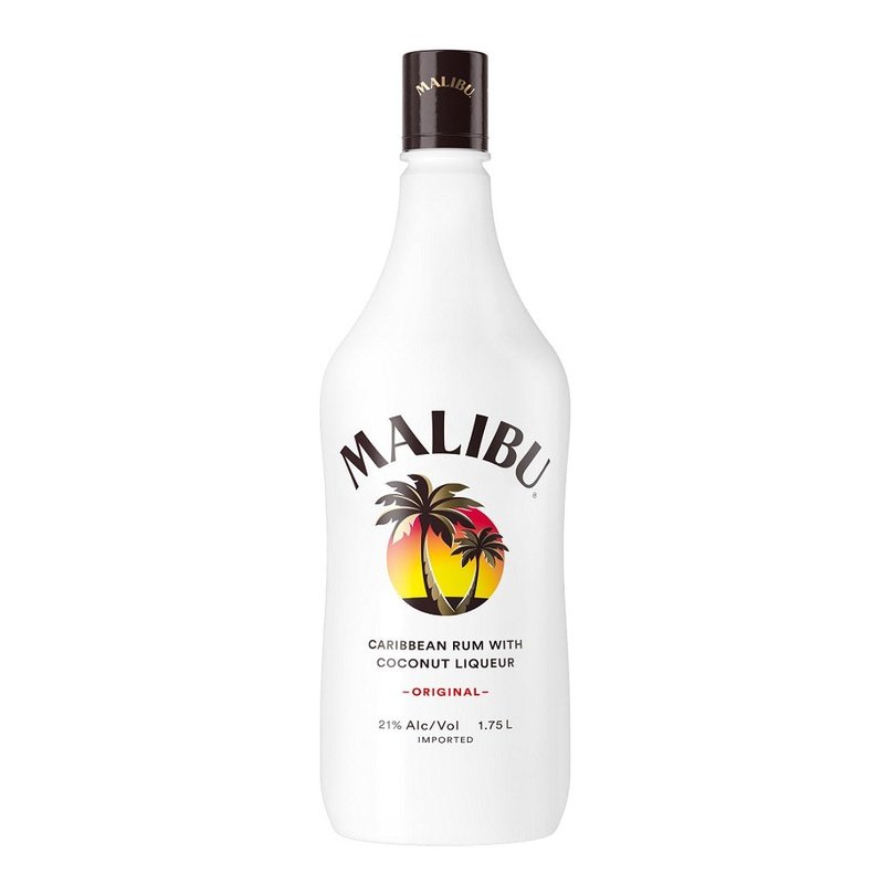 Malibu Original Coconut Flavored Caribbean Rum 1.75L - ForWhiskeyLovers.com