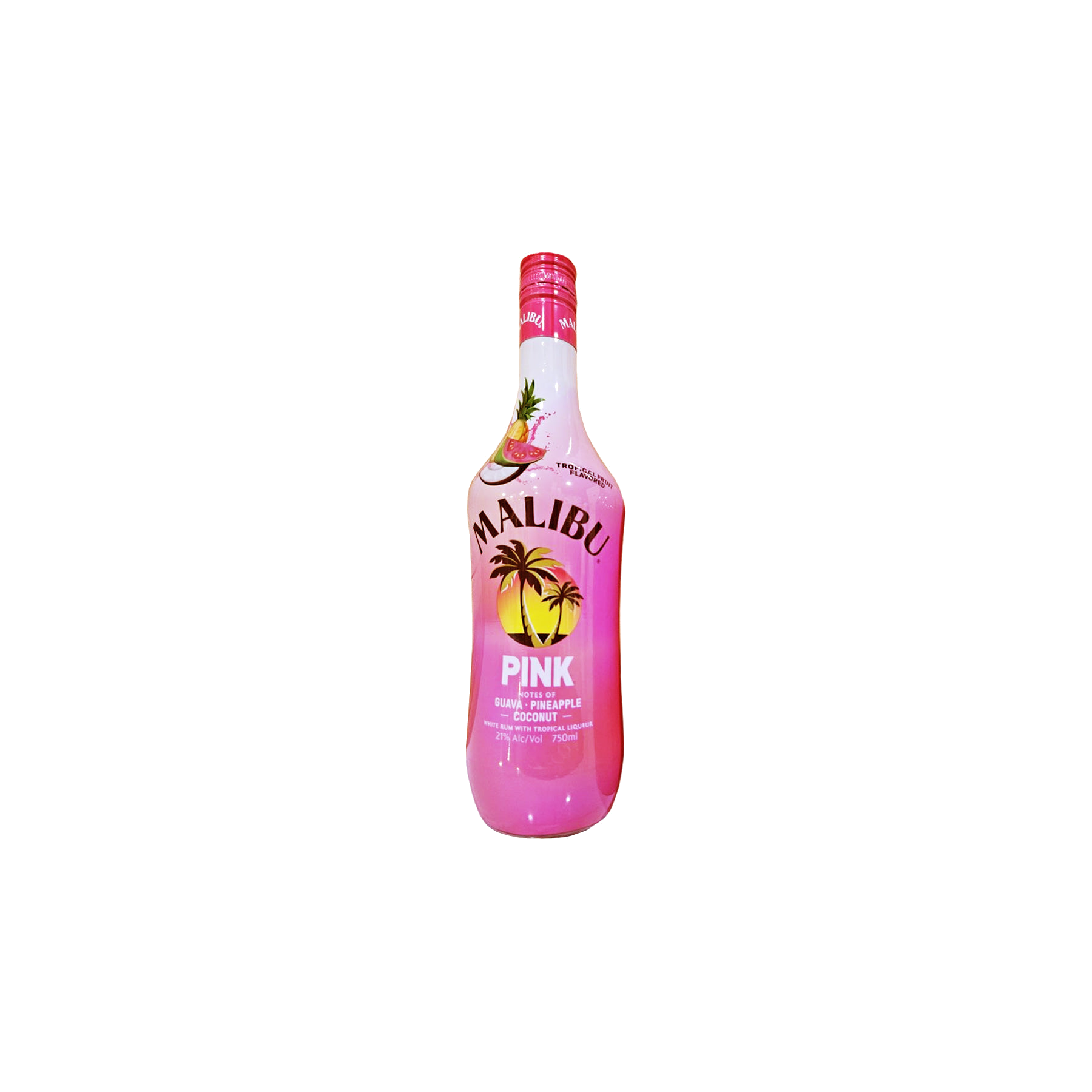 Malibu Pink Flavored Rum 750ml - ForWhiskeyLovers.com