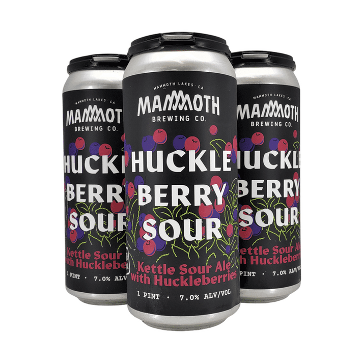 Mammoth Brewing Co. 'Huckleberry Sour' Kettle Sour Ale Beer 4Pack