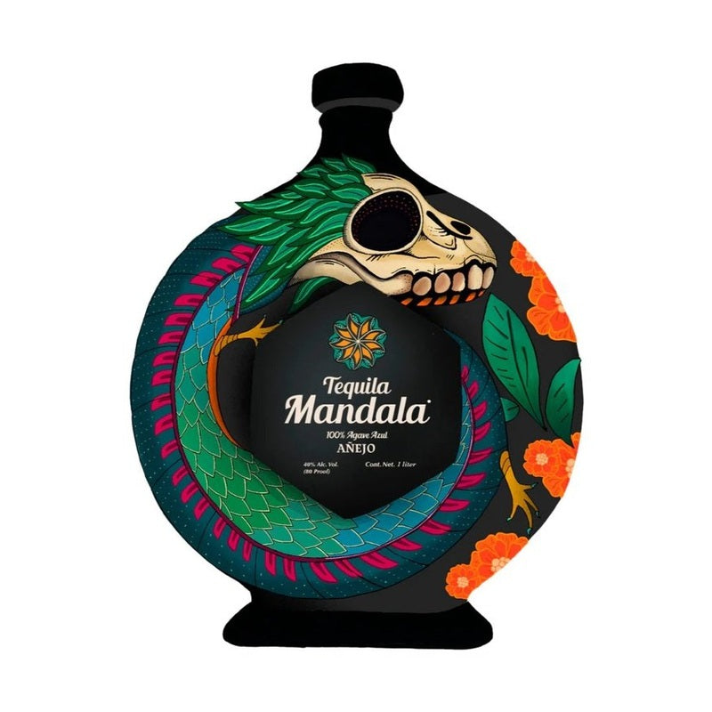 Mandala 'Día de los Muertos 2023' Anejo Tequila Liter - ForWhiskeyLovers.com