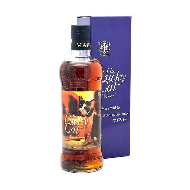 Mars 'The Lucky Cat Luna' Blended Japanese Whisky - ForWhiskeyLovers.com