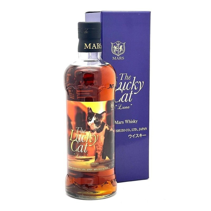 Mars 'The Lucky Cat Luna' Blended Japanese Whisky - ForWhiskeyLovers.com