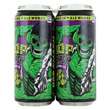 Mason Ale Works Hop Smash Hazy DIPA Beer 4-pack - ForWhiskeyLovers.com