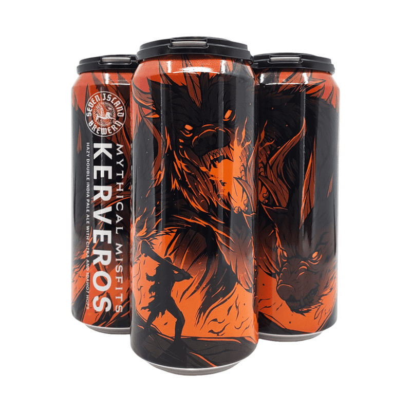 Mason Ale Works 'Mythical Misfits Kerveros' Hazy DIPA Beer 4-Pack - ForWhiskeyLovers.com
