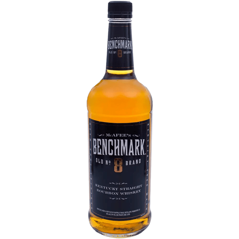 McAfee's Benchmark Old No. 8 Kentucky Straight Bourbon Whiskey 1 Liter - ForWhiskeyLovers.com