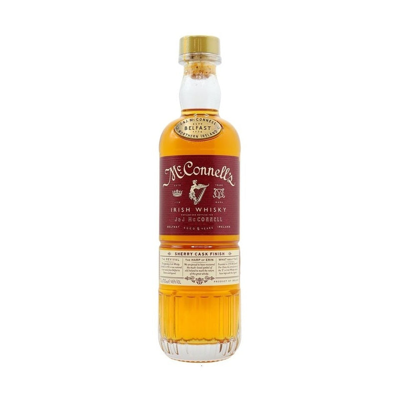 McConnell's 5 Year Old Sherry Cask Finish Irish Whisky - ForWhiskeyLovers.com