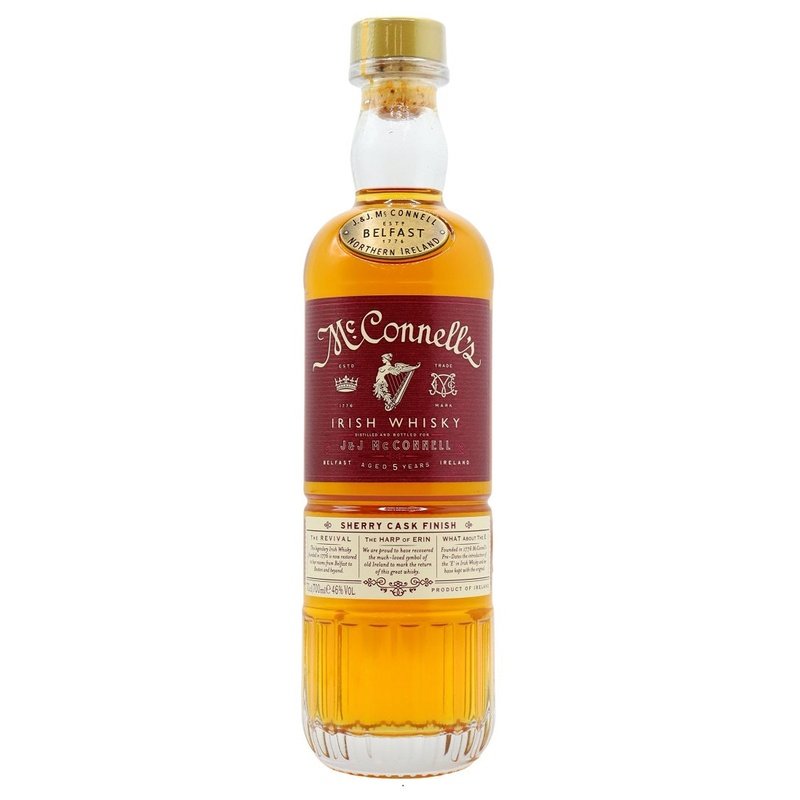 McConnell's 5 Year Old Sherry Cask Finish Irish Whisky - ForWhiskeyLovers.com