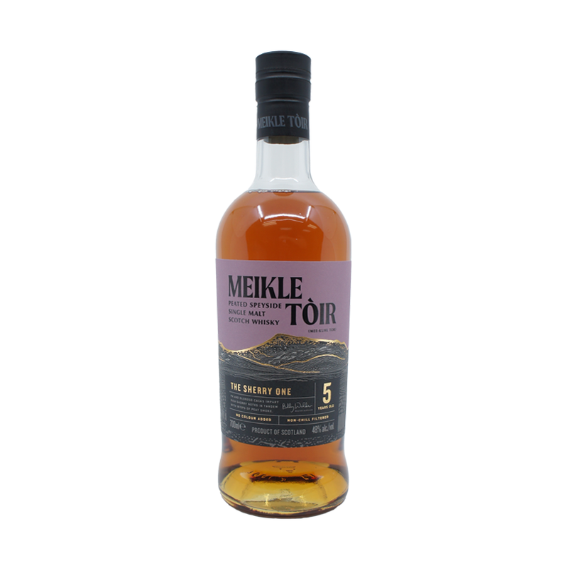 Meikle Toir 'The Sherry One' 5 Year Old Peated Speyside Single Malt Scotch Whisky - ForWhiskeyLovers.com