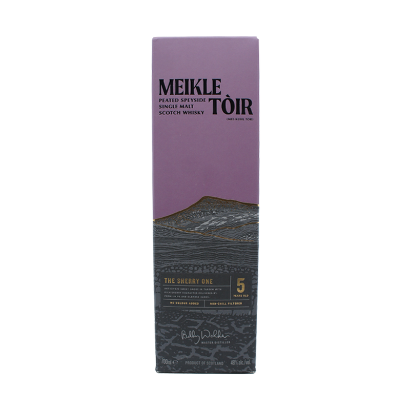Meikle Toir 'The Sherry One' 5 Year Old Peated Speyside Single Malt Scotch Whisky - ForWhiskeyLovers.com