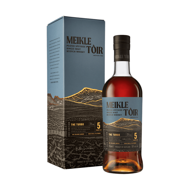 Meikle Toir 'The Turbo 2023 Edition' 5 Year Old Peated Speyside Single Malt Scotch Whisky - ForWhiskeyLovers.com