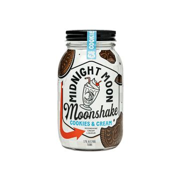 Midnight Moon MoonShakes Cookies & Cream - ForWhiskeyLovers.com