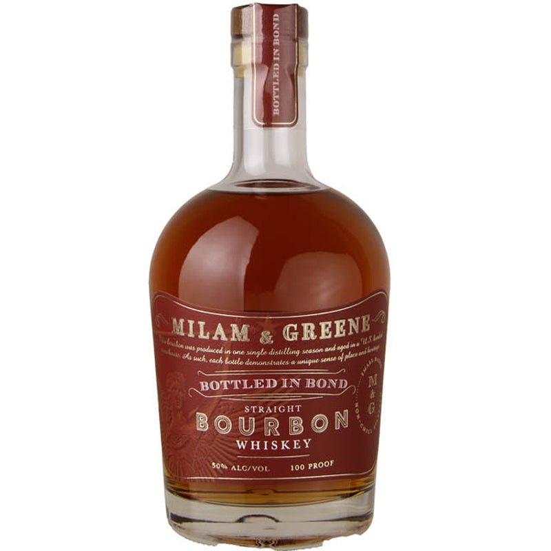 Milam & Greene Bottled In Bond Bourbon - ForWhiskeyLovers.com