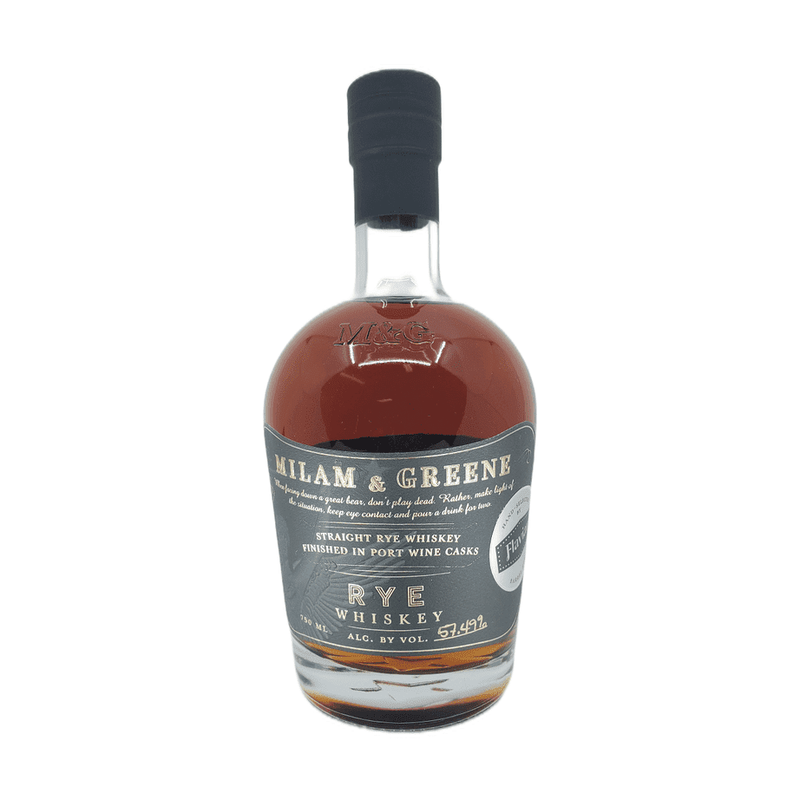 Milam & Greene 'Flaviar Private Barrel' Port Cask Finish Straight Rye Whiskey - ForWhiskeyLovers.com