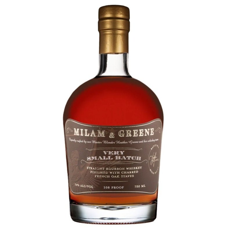 Milam & Greene Very Small Batch Charred French Oak Finish Straight Bourbon Whiskey - ForWhiskeyLovers.com