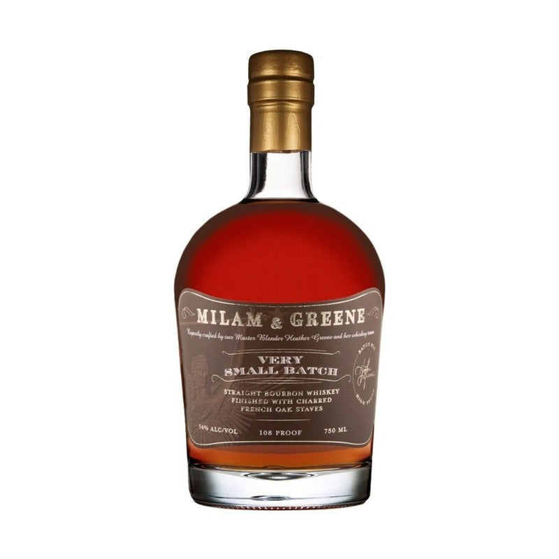 Milam & Greene Very Small Batch Charred French Oak Finish Straight Bourbon Whiskey - ForWhiskeyLovers.com