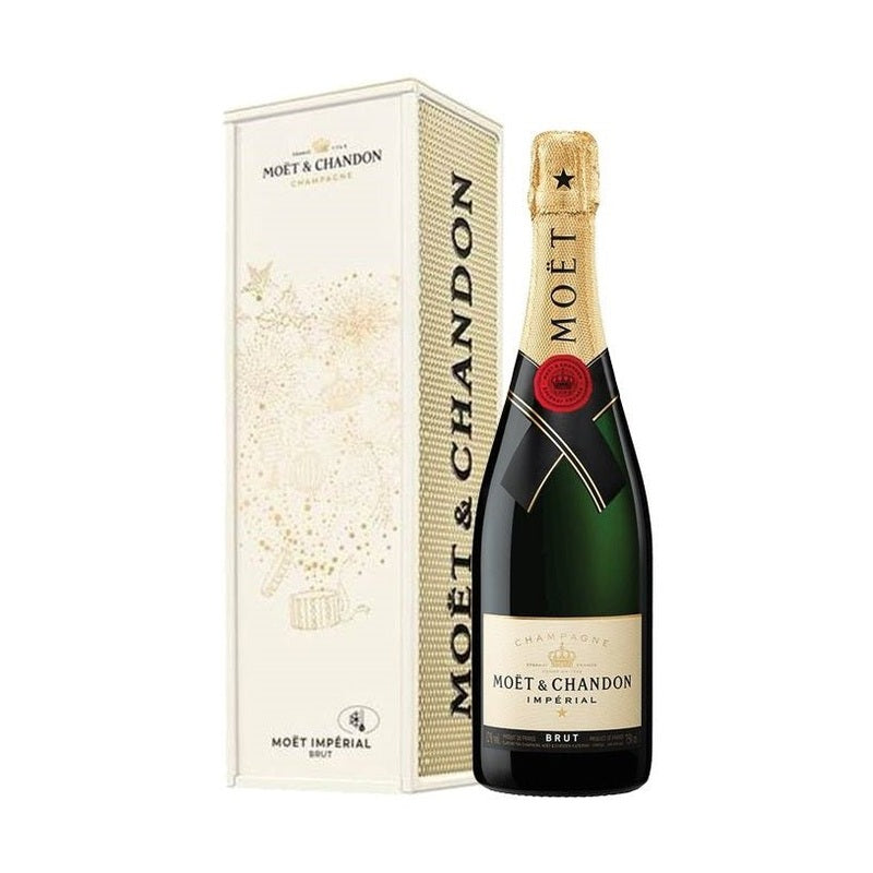 Mo‰t & Chandon Imp‚rial Brut Champagne Metal Gift Box - ForWhiskeyLovers.com
