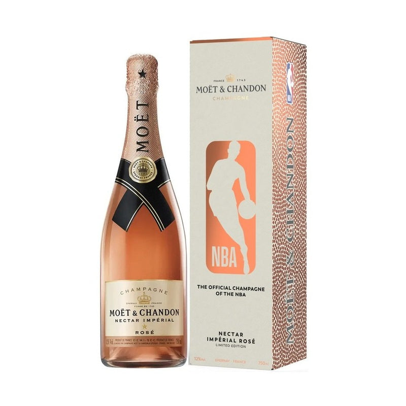 Mo‰t & Chandon Nectar Imp‚rial Ros‚ Champagne NBA Gift Box - ForWhiskeyLovers.com