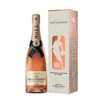 Mo‰t & Chandon Nectar Imp‚rial Ros‚ Champagne NBA Gift Box - ForWhiskeyLovers.com