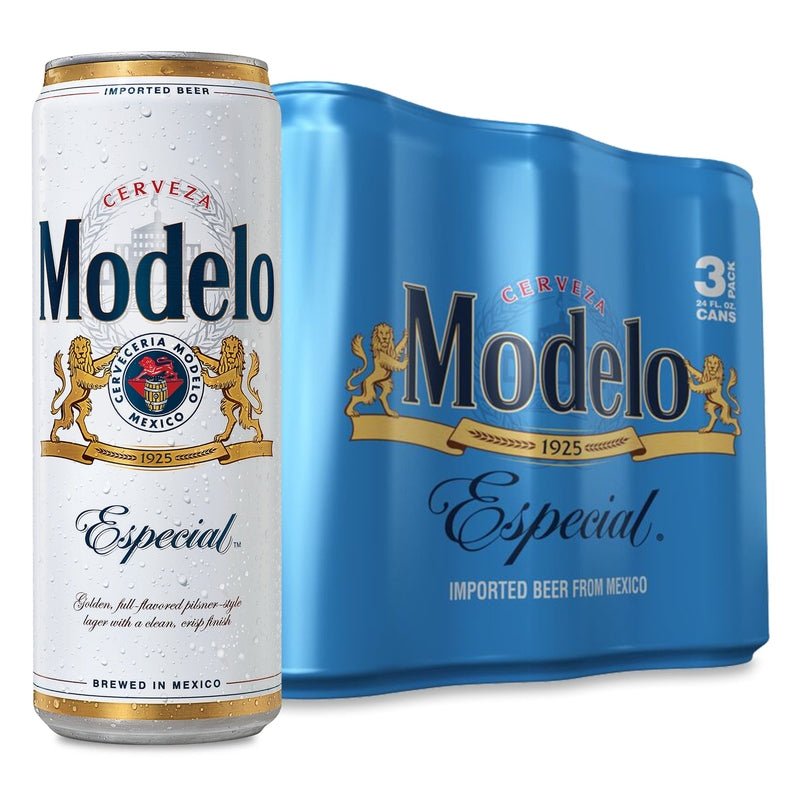 Modelo 3pk Cans 24oz - ForWhiskeyLovers.com