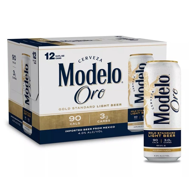 Modelo Oro Light Beer 12-Pack - ForWhiskeyLovers.com