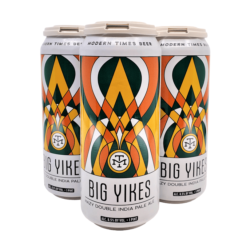 Modern Times 'Big Yikes' Hazy DIPA Beer 4-Pack - ForWhiskeyLovers.com