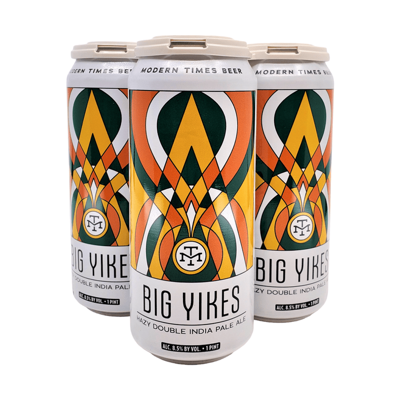 Modern Times 'Big Yikes' Hazy DIPA Beer 4-Pack - ForWhiskeyLovers.com