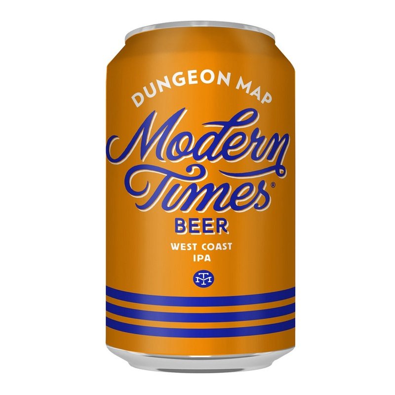 Modern Times 'Dungeon Map' West Coast IPA Beer 6-Pack - ForWhiskeyLovers.com