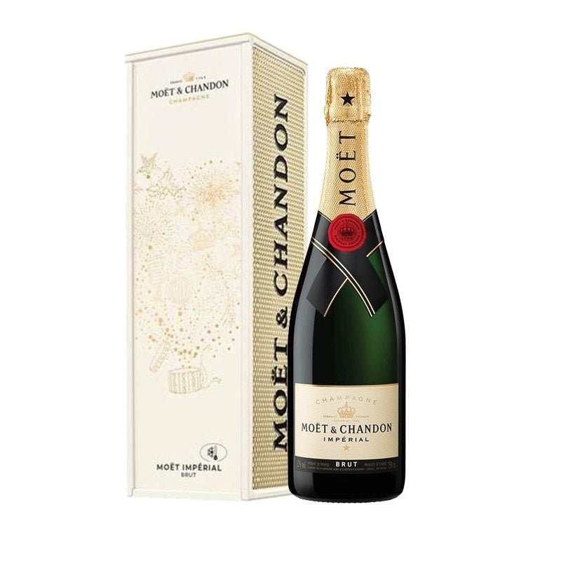 Moët & Chandon Impérial Brut Champagne Metal Gift Box - ForWhiskeyLovers.com
