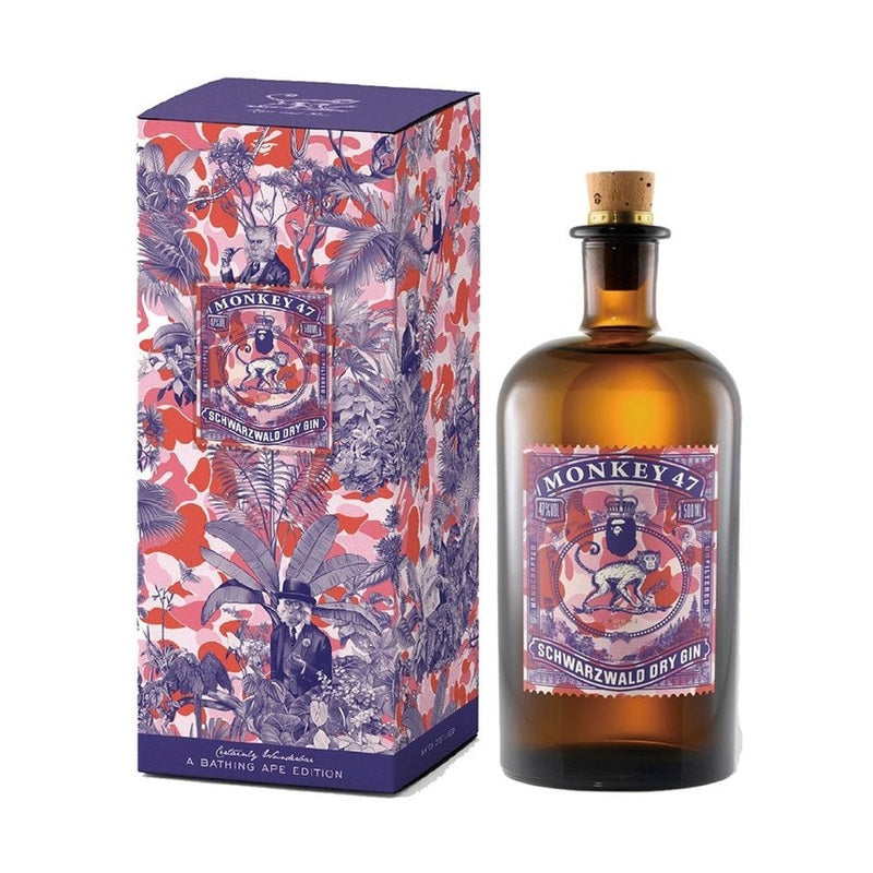 Monkey 47 'A Bathing Ape' Edition Schwarzwald Dry Gin 375ml - ForWhiskeyLovers.com