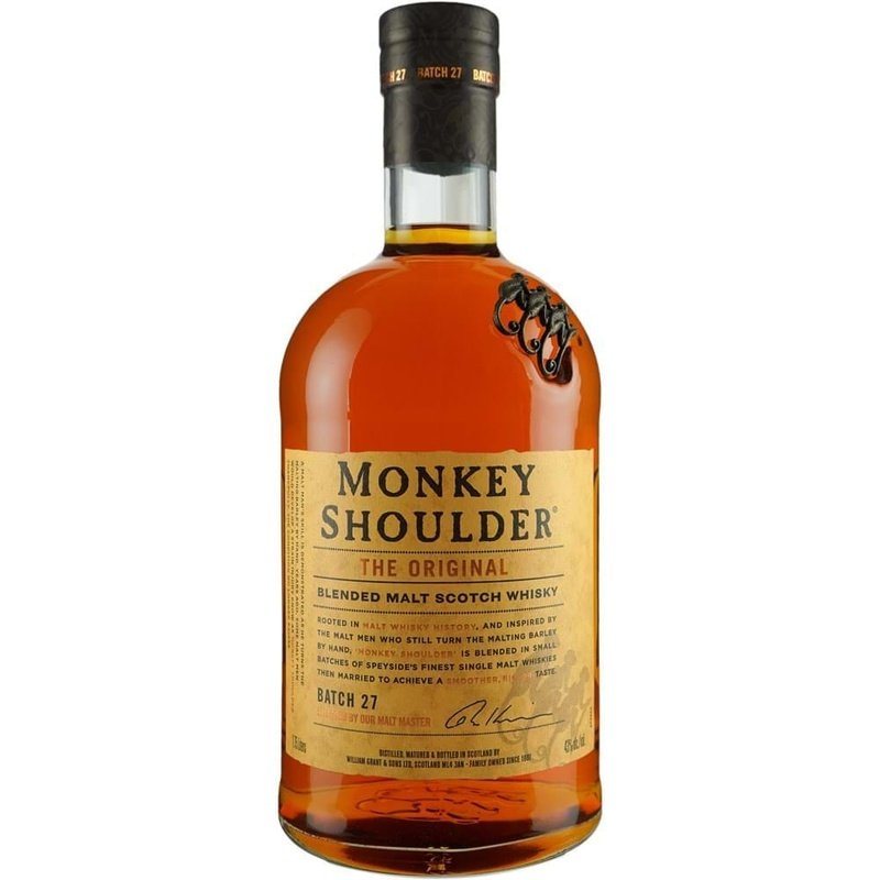 Monkey Shoulder Batch 27 Blended Malt Scotch Whisky 1.75L - ForWhiskeyLovers.com