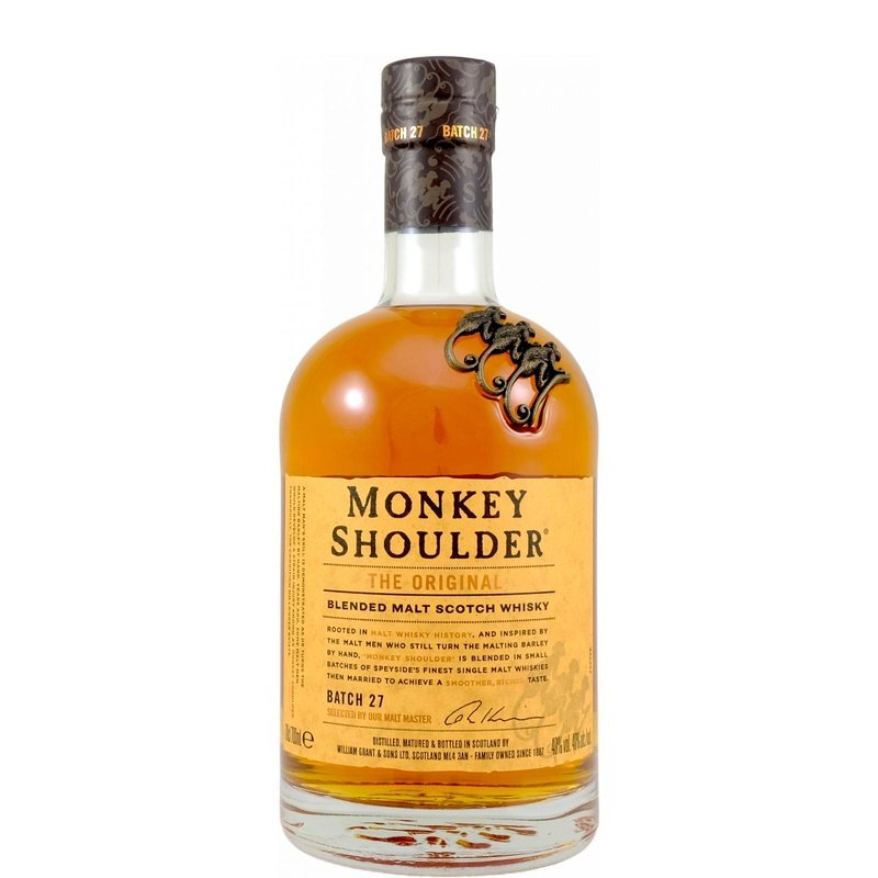 Monkey Shoulder Blended Scotch Whisky 750mL - ForWhiskeyLovers.com