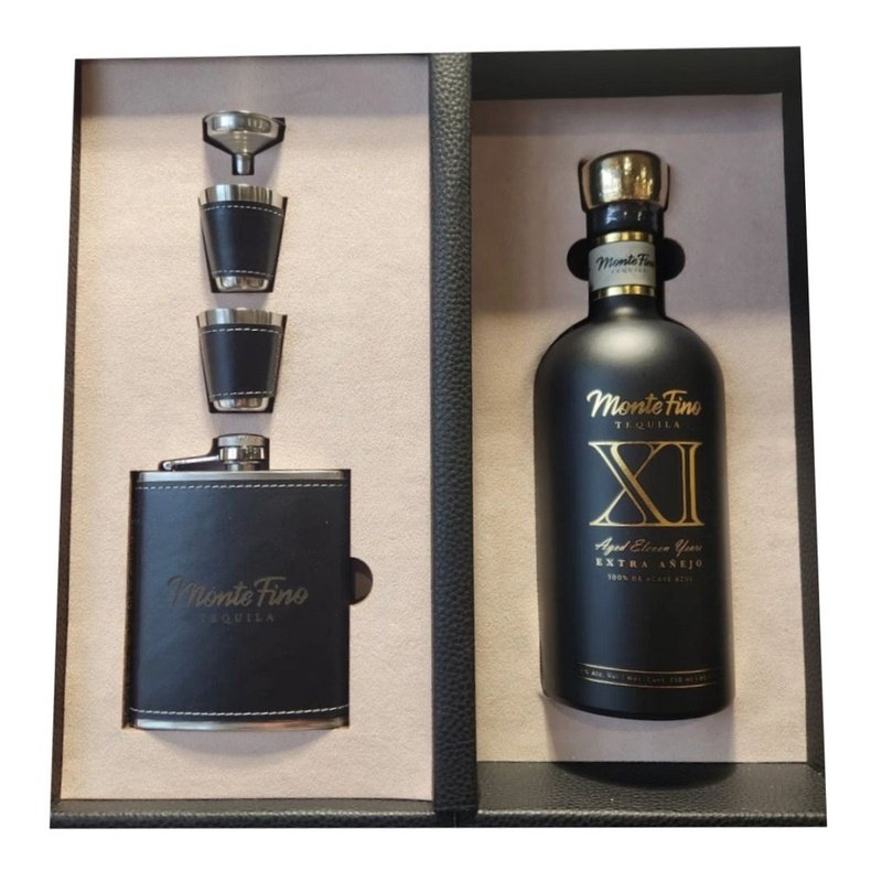 Monte Fino XI Year Aged Extra Anejo Tequila Gift Set - ForWhiskeyLovers.com